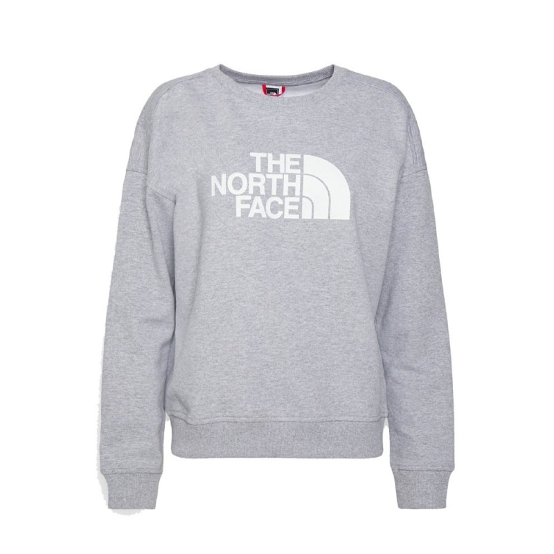 The North Face Drew Peak Crew Femme light grey / white The North Face Drew Peak Crew Femme light grey / white