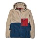 Patagonia Microdini Hoody tidepool blue / oar tan