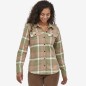 Patagonia L/S Organic Cotton MW Fjord Flannel Femme garden green