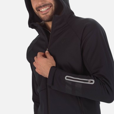 Rossignol Softshell Hoodie Jacket black