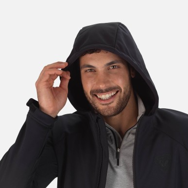 Rossignol Softshell Hoodie Jacket black