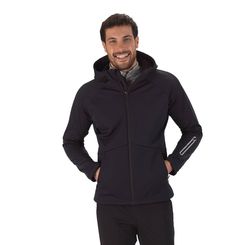 Rossignol Softshell Hoodie Jacket black