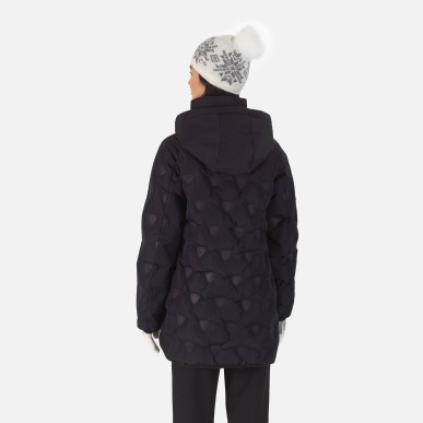 Rossignol Welded Quilt Shield Long Jacket Femme black