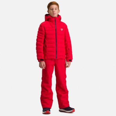 Rossignol Rapide Jacket Boy sports red