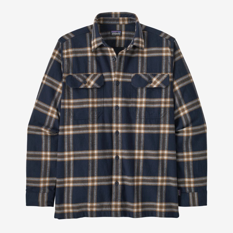 Patagonia L/S Organic Cottton MW Fjord Flannel new navy