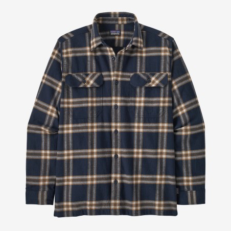 Patagonia L/S Organic Cottton MW Fjord Flannel new navy