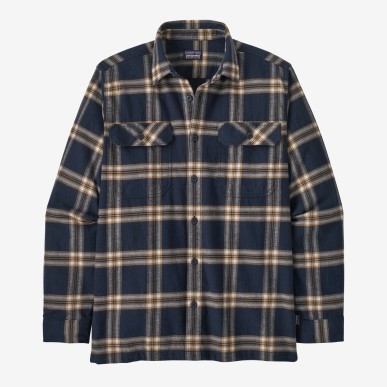 Patagonia L/S Organic Cottton MW Fjord Flannel new navy