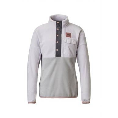 Picture Arcca 1/4 Fleece Femme grey melange