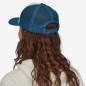 Patagonia P-6 Logo Lopro Trucker Hat white / wavy Blue