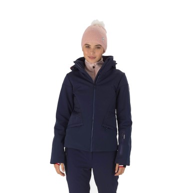 Rossignol Softshell Flat Jacket Femme dark navy