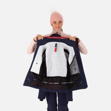 Rossignol Softshell Flat Jacket Femme dark navy