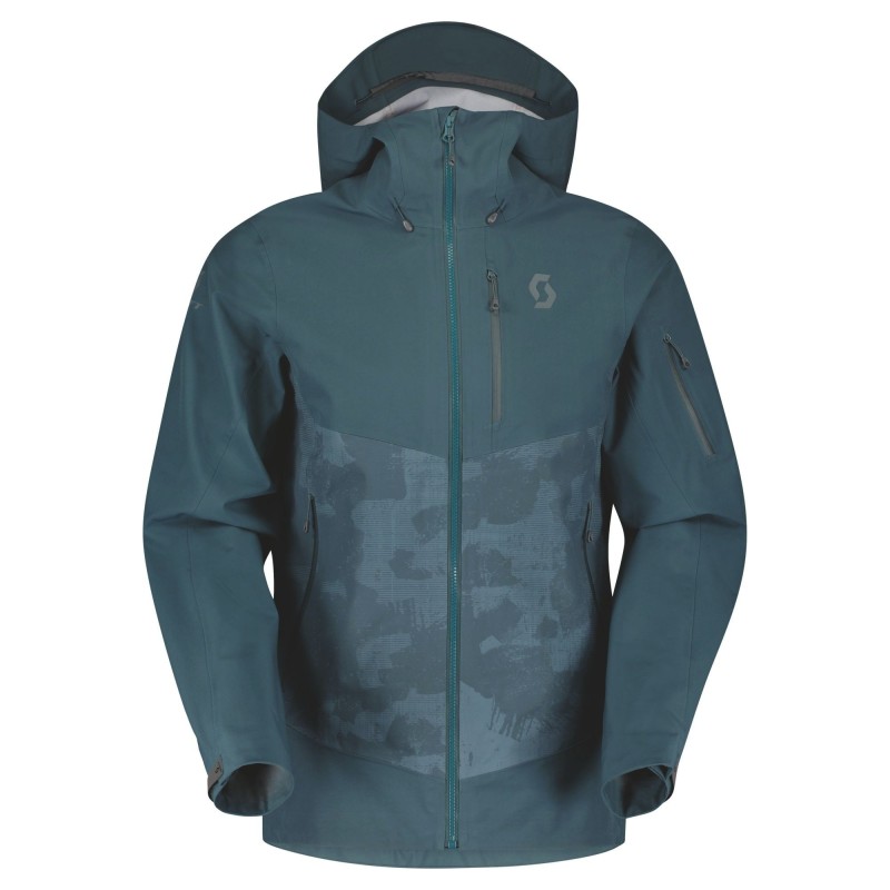 Scott Explorair 3L Jacket aruba green print