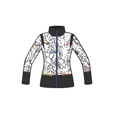 Rossignol Climi print jacket femme galaxy