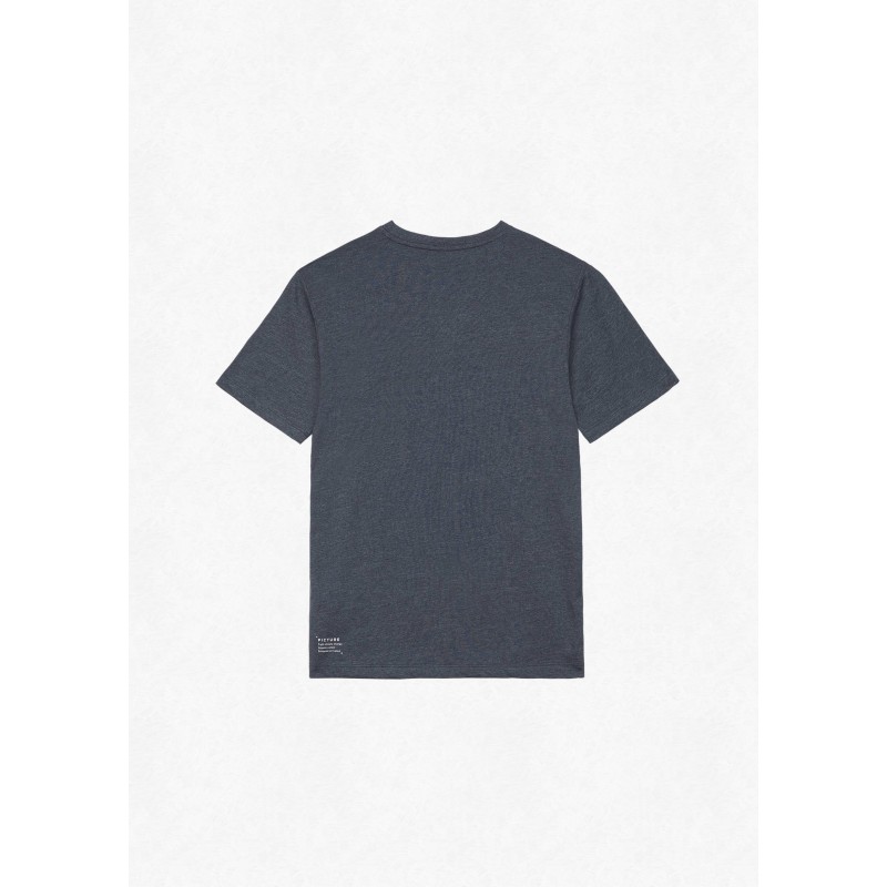 Picture Authentic Tee dark blue melange