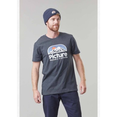 Picture Authentic Tee dark blue melange