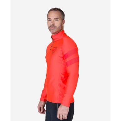 Rossignol Classique Hero 1/2 Zip neon red