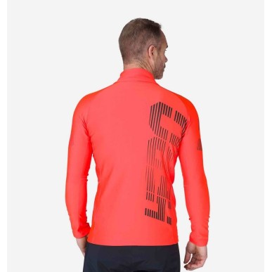 Rossignol Classique Hero 1/2 Zip neon red