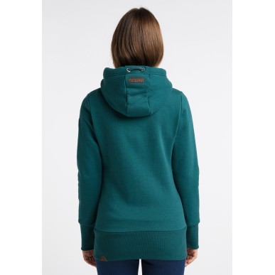 Ragwear Neska Zip Hood Femme dark green