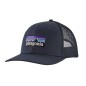 Patagonia P-6 Logo Trucker Hat navy blue