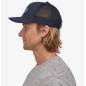 Patagonia P-6 Logo Trucker Hat navy blue