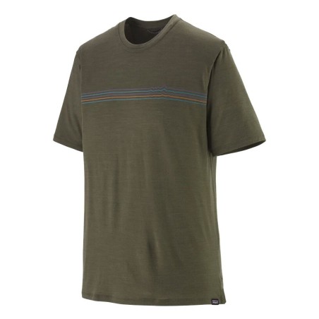Patagonia Cap Cool Merino Graphic Tee basin green