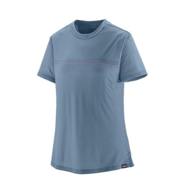 Patagonia Cap Cool Merino Graphic Tee Femme light plume grey