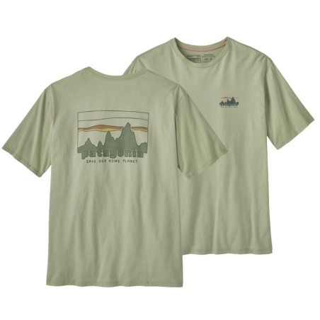 Patagonia 73 Skyline Organic Tee salvia green