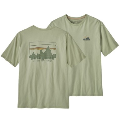 Patagonia 73 Skyline Organic Tee salvia green