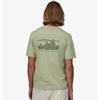 Patagonia 73 Skyline Organic Tee salvia green
