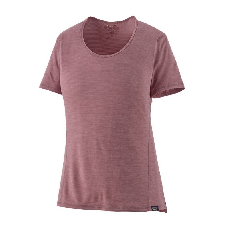 Patagonia Cap Cool Lightweight Tee Femme evening mauve