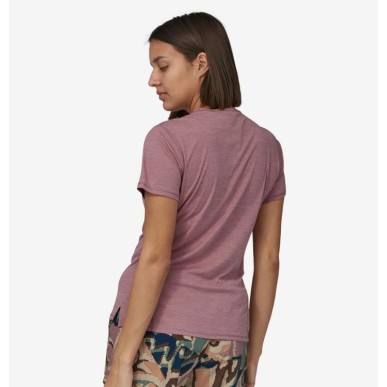 Patagonia Cap Cool Lightweight Tee Femme evening mauve