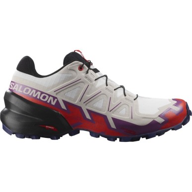 Salomon Speedcross 6 Femme white / sparkling grape / fiery red