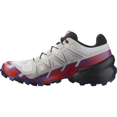 Salomon Speedcross 6 Femme white / sparkling grape / fiery red