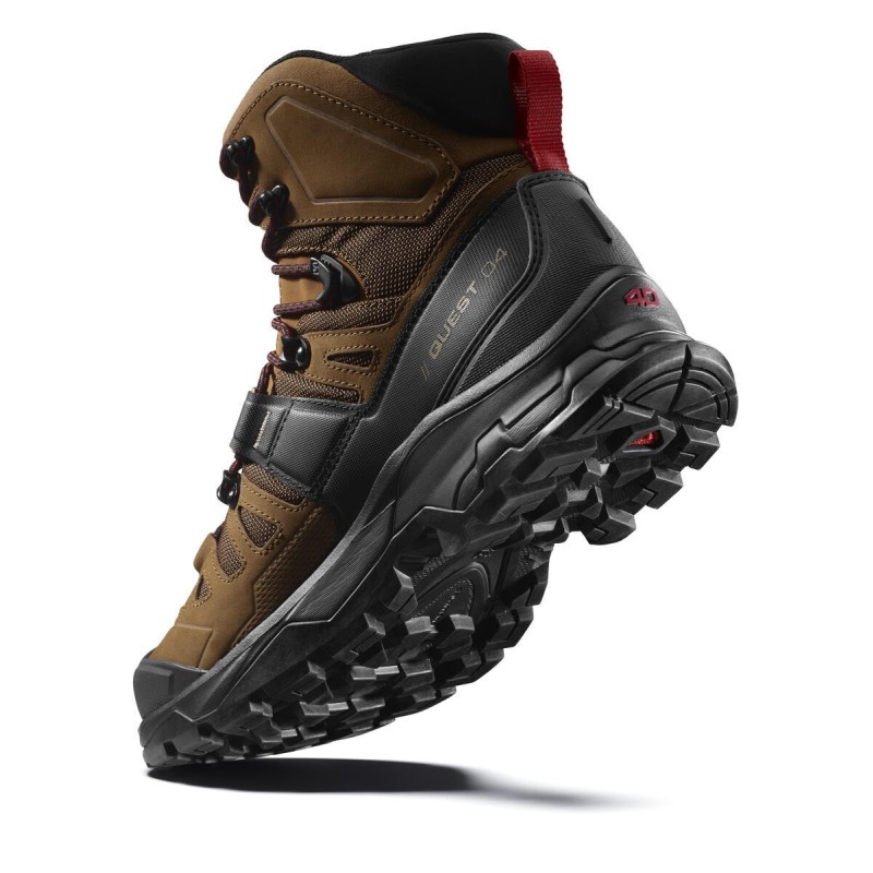 Salomon Quest 4 GTX rubber / black / fiery red