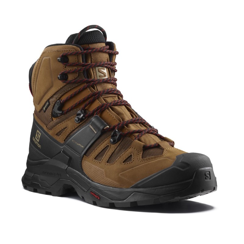 Salomon Quest 4 GTX rubber / black / fiery red