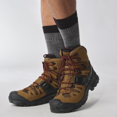 Salomon Quest 4 GTX rubber / black / fiery red