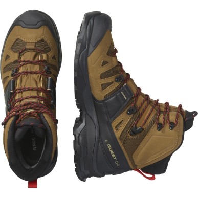 Salomon Quest 4 GTX rubber / black / fiery red