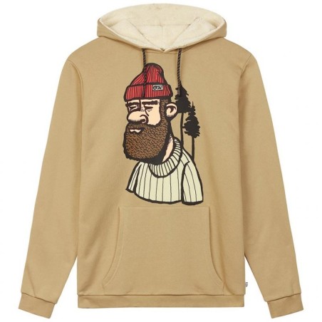 Picture Mopsa Plush Hoodie dark Stone