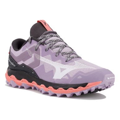 Mizuno Wave Mujin 9 Femme pastel lilac / white / sun kissed coral