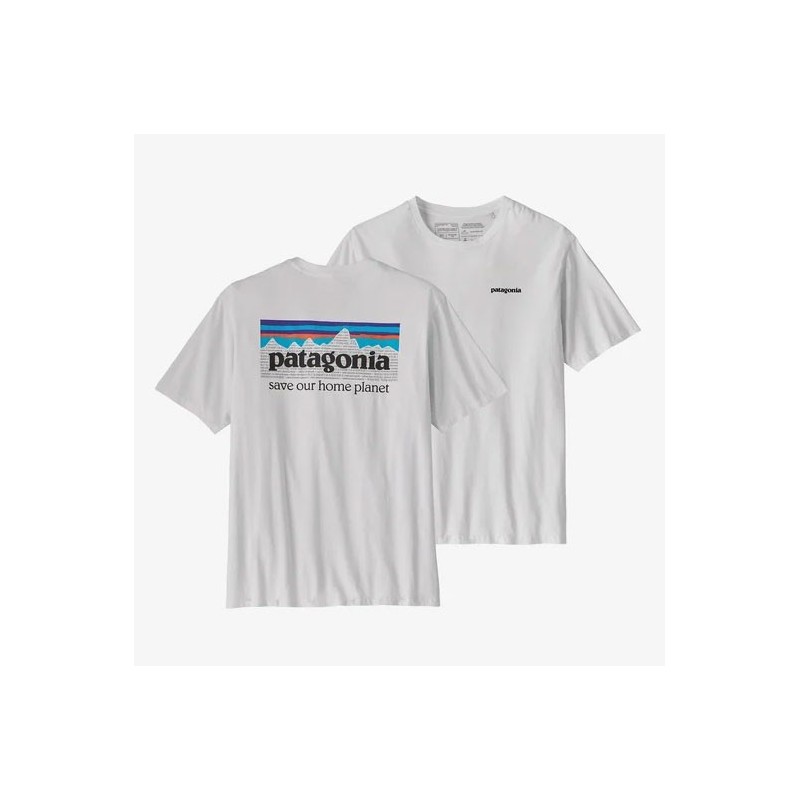 Patagonia P-6 Mission Organic Tee white Patagonia P-6 Mission Organic Tee white
