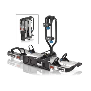 XLC VC-C04 PORTE-VÉLOS ATTELAGE AZURA EASY POUR 2 VÉLOS AVEC LED