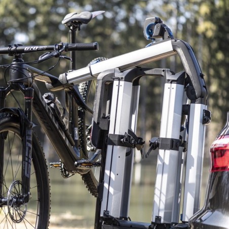 XLC CC-C07 PORTE-VÉLOS ALMADA WORK-E XTRA LED 2 EN 1 PLIANT