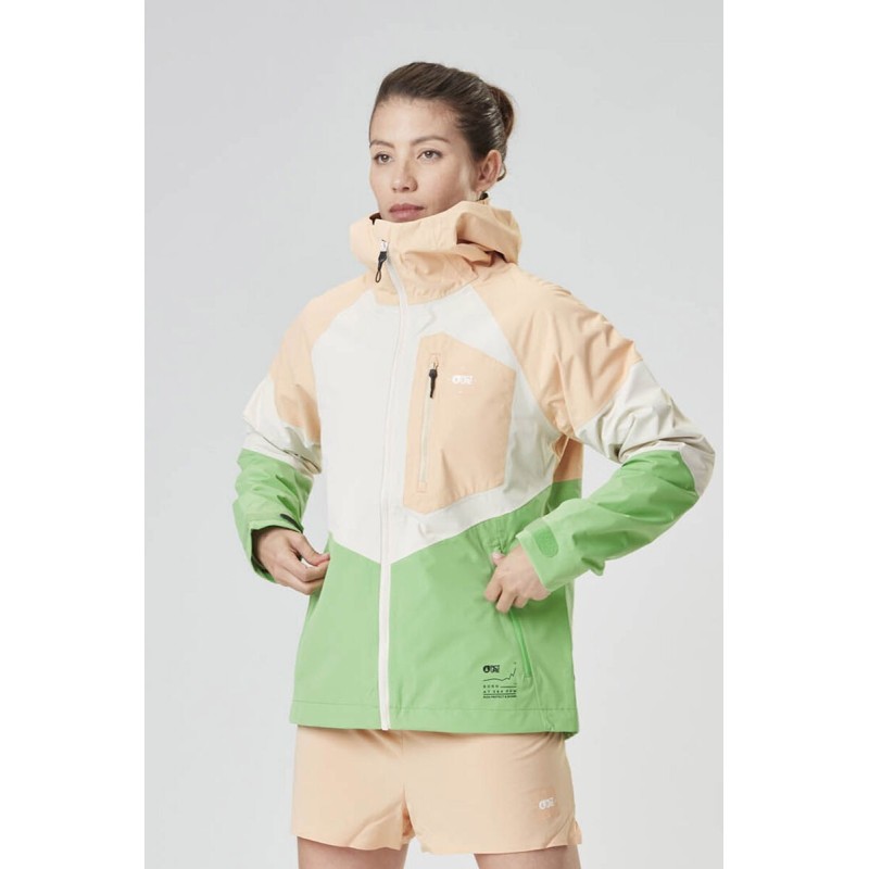 Picture Abstral+ 2.5L Jacket Femme absinthe green Picture Abstral+ 2.5L Jacket Femme absinthe green