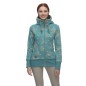 Ragwear Neska Flower Zip Femme deep ocean