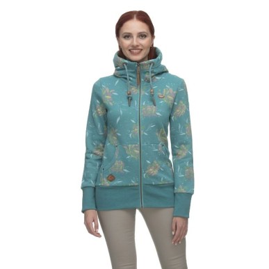 Ragwear Neska Flower Zip Femme deep ocean
