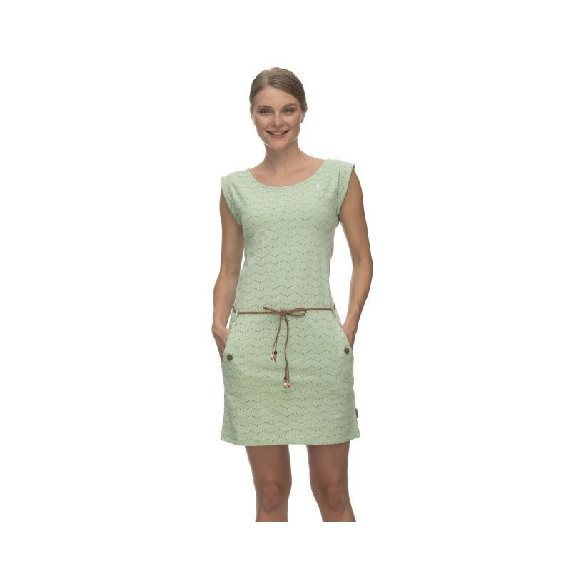Ragwear Tagg Zig Zag Dress Femme mint
