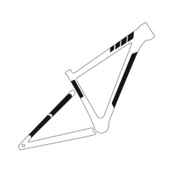 Kit protection de cadre XL - 10 pièces - Transparent