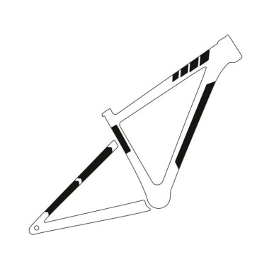 Kit protection de cadre XL - 10 pièces - Transparent