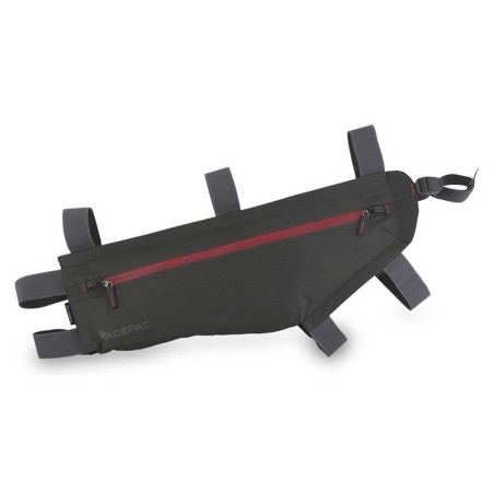 Acepac Sacoche de cadre Zip Frame Bag gris L