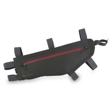 Acepac Sacoche de cadre Zip Frame Bag gris L